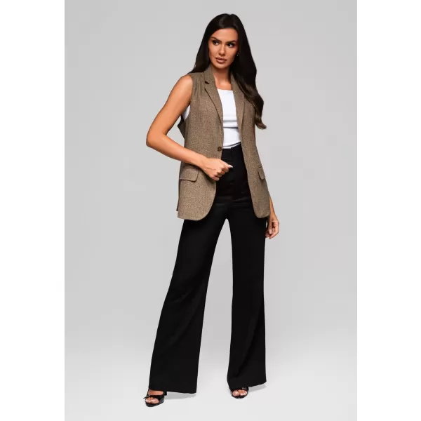  Dámská vesta LARICA LW-BLZV-0102 DARK BEIGE 