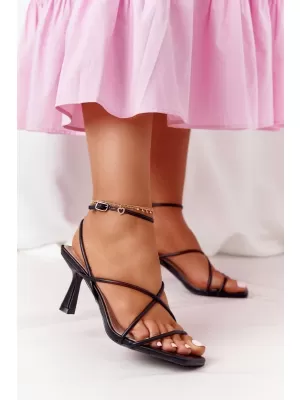 Dámské sandály S.BARSKI C420-11 BLACK