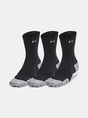 Ponožky UNDER ARMOUR UA AD RUN CUSHION CREW (3 PÁRY) 1387043-001 ČERNÁ