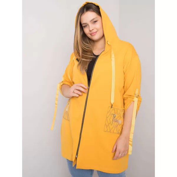  Dámská mikina RELEVANCE RV-BL-6795.84 DARK YELLOW 