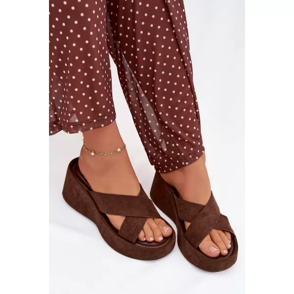  Dámské pantofle BOTO CALORINE 41357 BROWN 