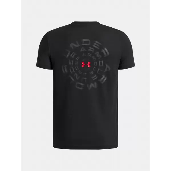  Chlapecké triko UNDER ARMOUR UA B WM BLUR SS 6009269-001 ČERNÁ 