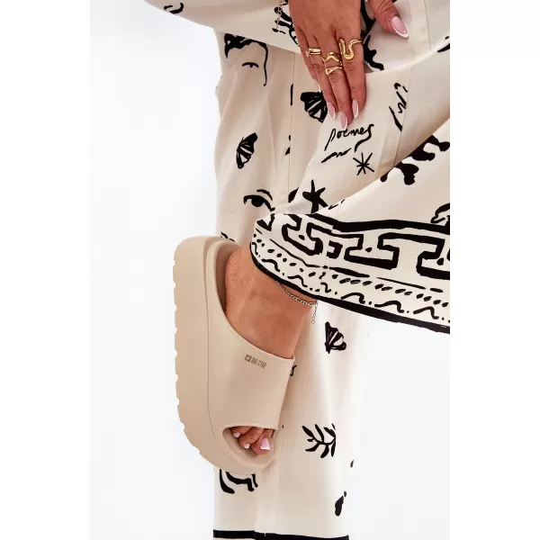  Dámské pantofle BIG STAR RR274A569 BEIGE 