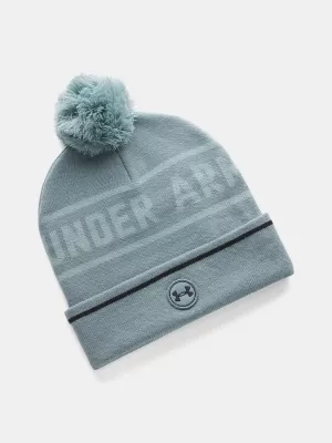 Pánská čepice UNDER ARMOUR M'S DRIVE POM BEANIE MODRÁ