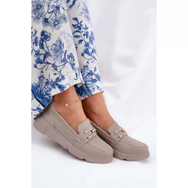  Dámské mokasíny VINCEZA 88007 BEIGE 