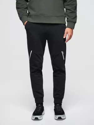 Pánské tepláky OMBRE OM-PASK-0280 BLACK