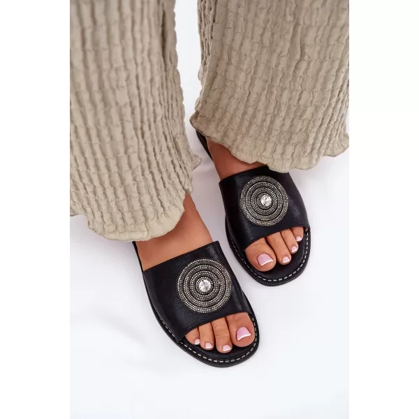  Dámské pantofle S.BARSKI KV51-013 BLACK 