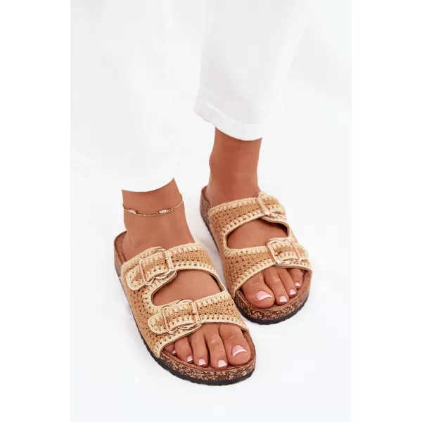  Dámské pantofle BOTO FENIRA 38672 CAMEL 