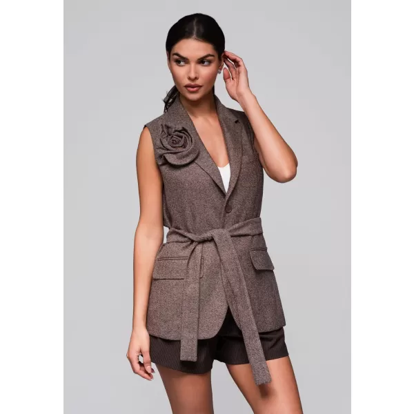  Dámská vesta LARICA LW-BLZV-0102 BROWN 