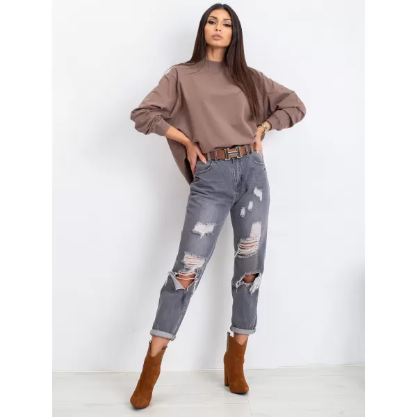  Dámská mikina BASIC FEEL GOOD RV-BL-5185.92P BROWN 