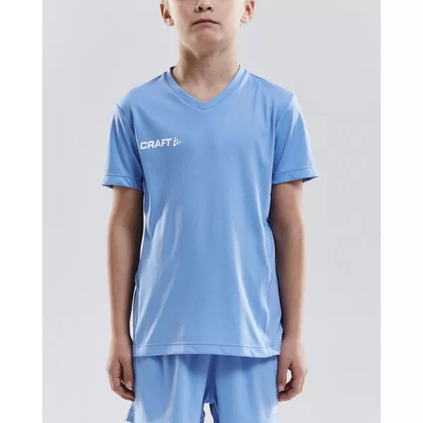 Dětské sportovní tričko s výstřihem do V CRAFT TW Squad Go Jersey Solid Jr MFF MODRÁ 