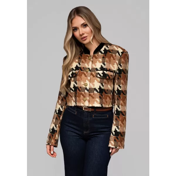  Dámská bunda LARICA OW-BLZB-0103 BROWN 