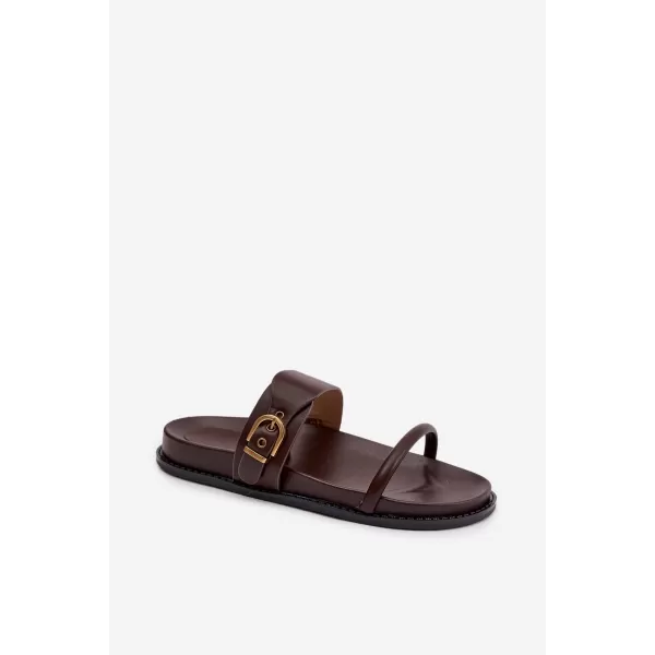  Dámské pantofle BOTO SARILISSE 41610 BROWN 