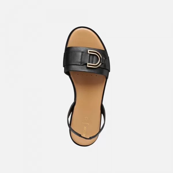  Dámské sandály GEOX NAILEEN G013140 ČERNÁ 