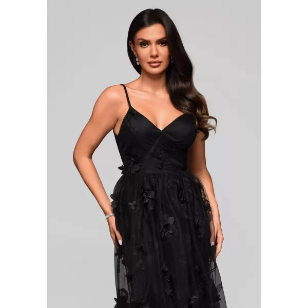  Dámské šaty LARICA LA-OM-DLR203 BLACK 