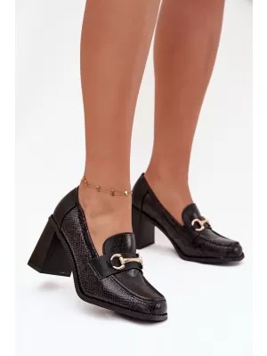 Dámské boty na podpatku BOTO NOVELLA 39305 BLACK