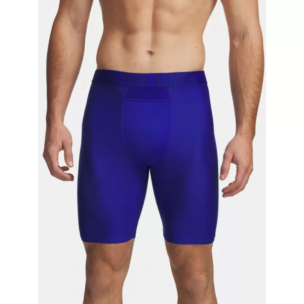  Pánské boxerky UNDER ARMOUR PERFORMANCE POUCH - SOLID 9IN - 2 6012561-400 MODRÁ 