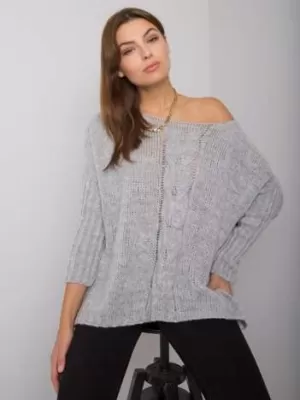 Dámský svetr OCH BELLA TW-SW-BI-559.45 GRAY
