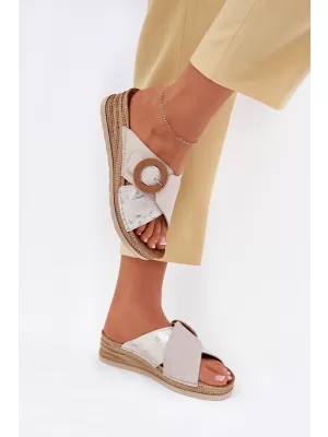 Dámské sandály INBLU RV000012 BEIGE