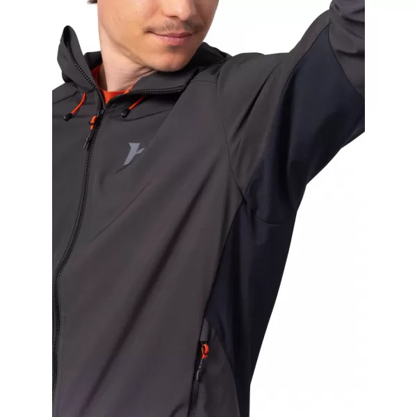  Pánská bunda HANNAH ARCAN HOODY ANTHRACITE/ANTHRACITE 