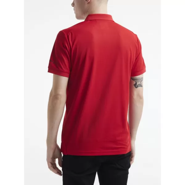  Pánské sportovní polo CRAFT Corp. CORE Unify Polo Shirt M JASNĚ ČERVENÁ 