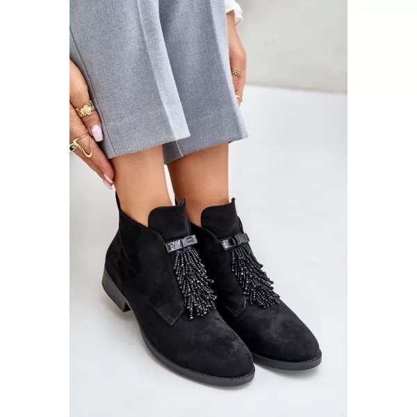  Dámské boty S.BARSKI HY42-715 BLACK 
