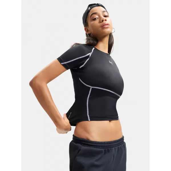  Dámské triko UNDER ARMOUR HEATGEAR ELITE SS 6015368-008 ČERNÁ 