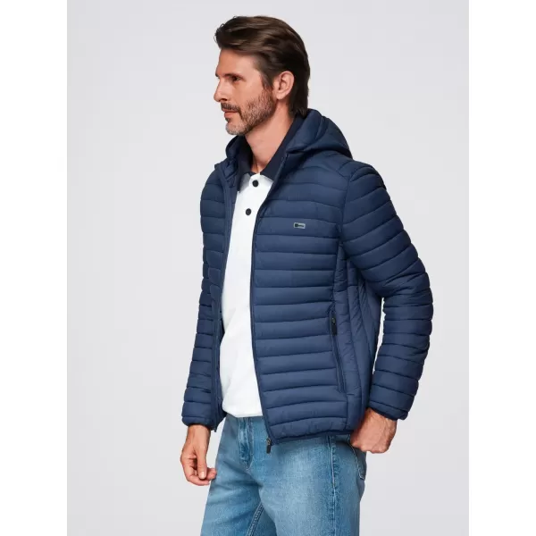  Pánská bunda OMBRE OM-JALP-0295 BLUE 