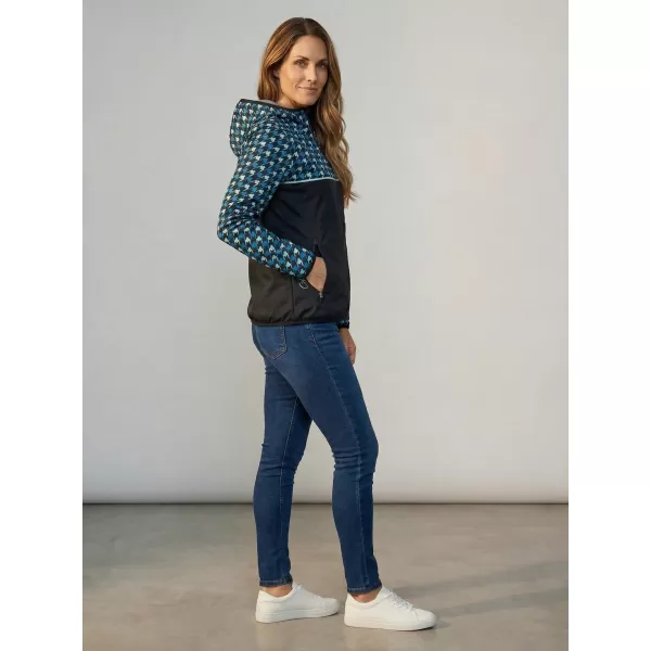  Dámská softshellová bunda premium ALTISPORT VOJ/ALW048JACK01 ČERNOMODRÁ 
