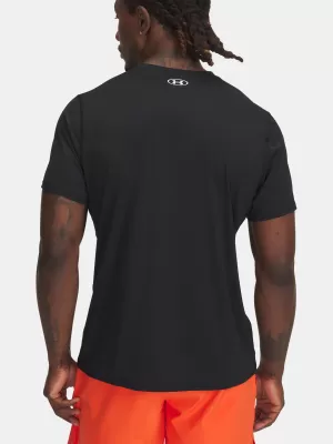 Pánské triko UNDER ARMOUR HEATGEAR FITTED SS 6000939-001 ČERNÁ