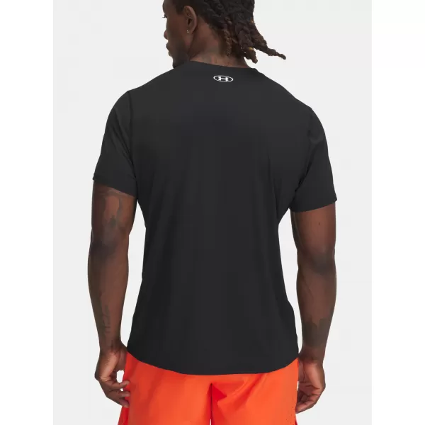  Pánské triko UNDER ARMOUR HEATGEAR FITTED SS 6000939-001 ČERNÁ 