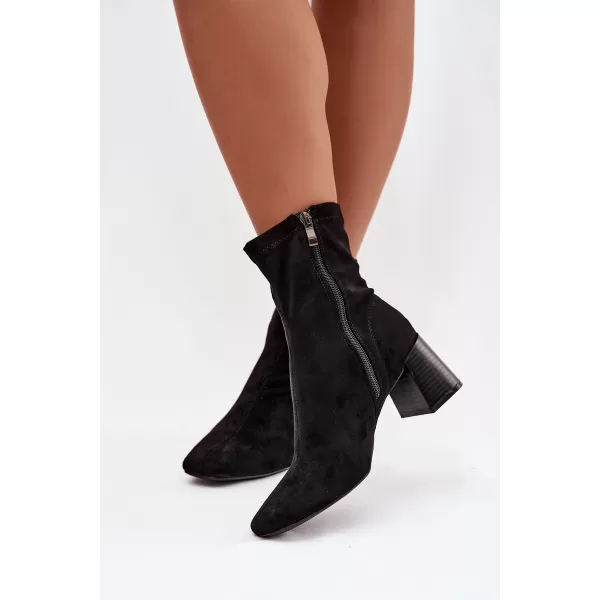  Dámské boty na podpatku BOTO OLIANNE 40587 BLACK 