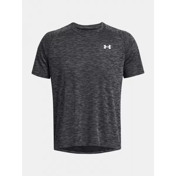  Pánské triko UNDER ARMOUR TECH TEXTURED SS 1382796-001 ČERNÁ 