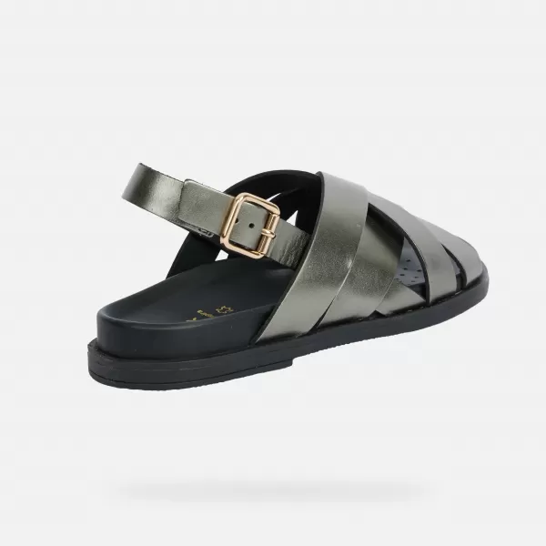  Dámské sandály GEOX ADELASH G012817 ZELENÁ 
