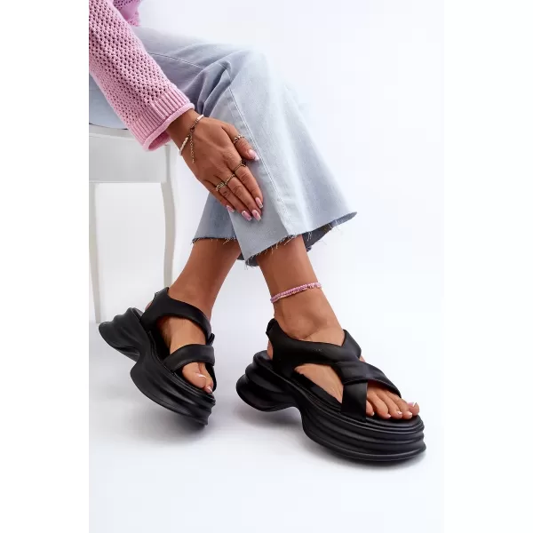  Dámské sandály ZAZOO 2743 BLACK 