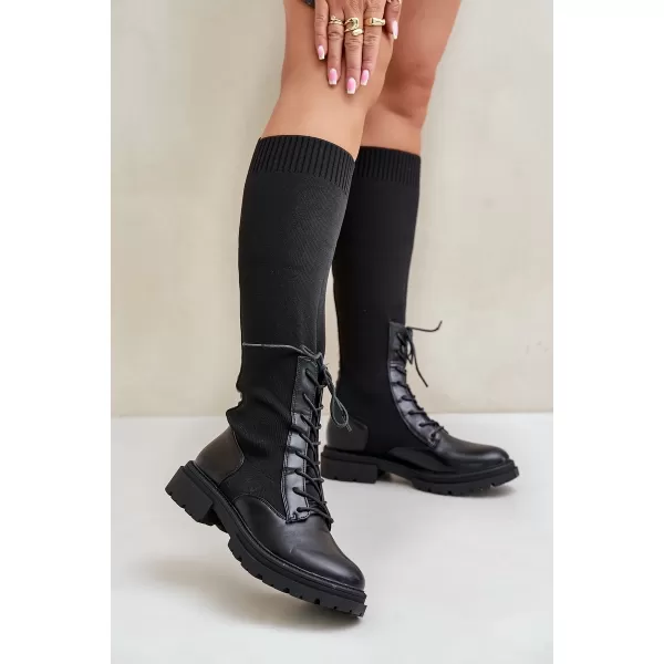  Dámské kozačky BOTO IRANEL 34803 BLACK 