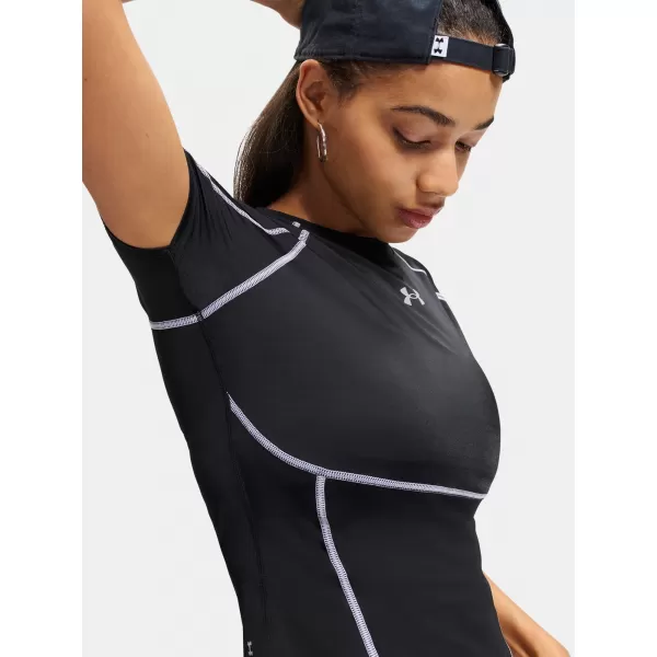  Dámské triko UNDER ARMOUR HEATGEAR ELITE SS 6015368-008 ČERNÁ 