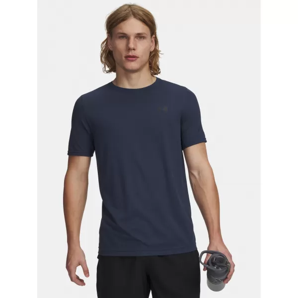  Pánské triko UNDER ARMOUR VANISH SEAMLESS NOVELTY SS 6010603-498 MODRÁ 