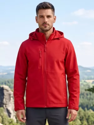 Pánská softshellová bunda ALTISPORT NoPrint NP/ALM845 ČERVENÁ