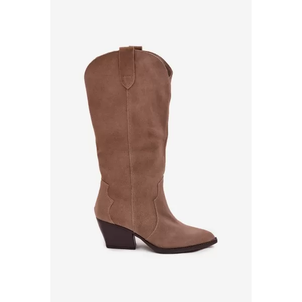  Dámské kozačky BOTO URSELLE 40126 KHAKI 