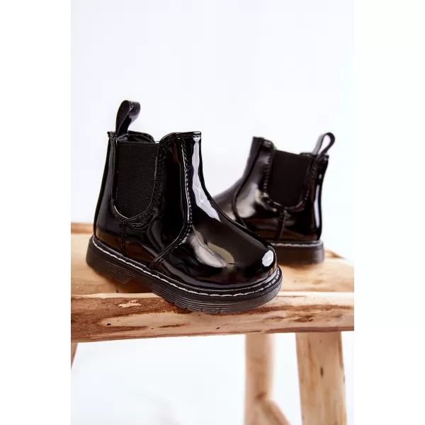  Dětské boty BOTO PORKY 21939 BLACK 