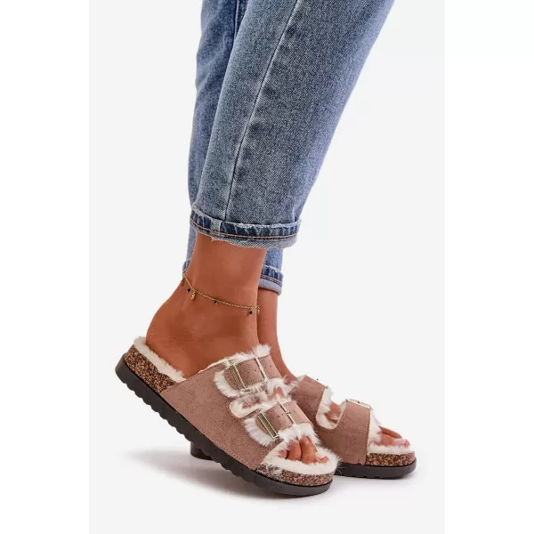  Dámské pantofle BOTO EZILENA 33315 KHAKI 