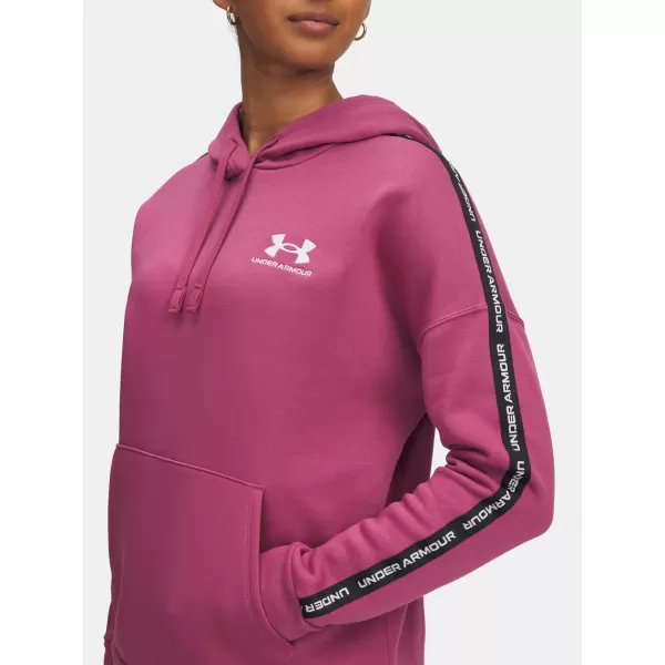  Dámská mikina UNDER ARMOUR ICON FLEECE TAPED HDY 6003708-659 ČERVENÁ 