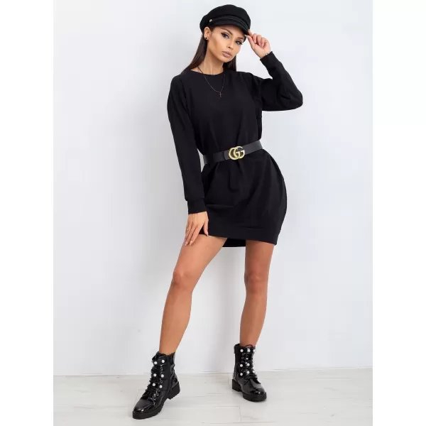  Dámské šaty BASIC FEEL GOOD RV-TU-5184.93P NOIRE 