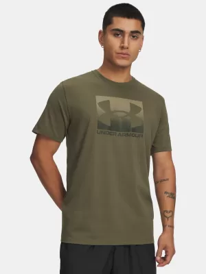 Pánské triko UNDER ARMOUR UA M BOXED SPORTS UPDATED SS 1386793-390 ZELENÁ