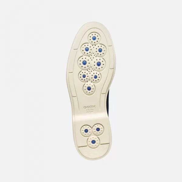  Pánské mokasíny GEOX SPHERICA EC17 G014395 TMAVĚ MODRÁ 
