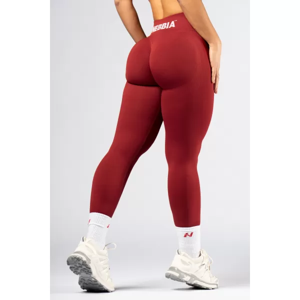  NEBBIA High-waist push-up legíny POWER 888 RED 