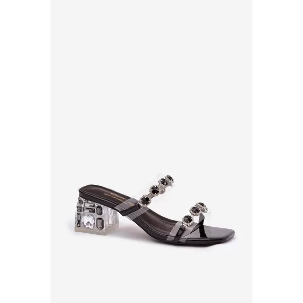  Dámské pantofle D&A MR1037-02 BLACK 