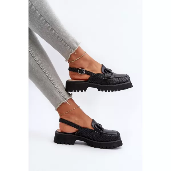  Dámské sandály D&A MR38-656 BLACK 