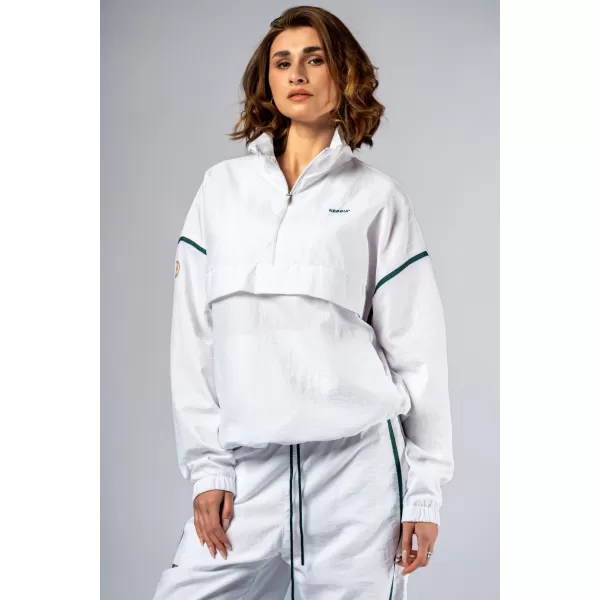  NEBBIA Clubhouse half-zip mikina CLUB DOR 644 WHITE 
